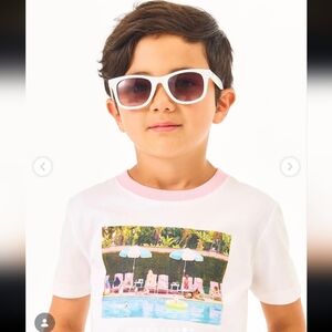 Gray Malin Dogs At The Beverly Hills Hotel Tee 6 JANIE and JACK ringer T-shirt